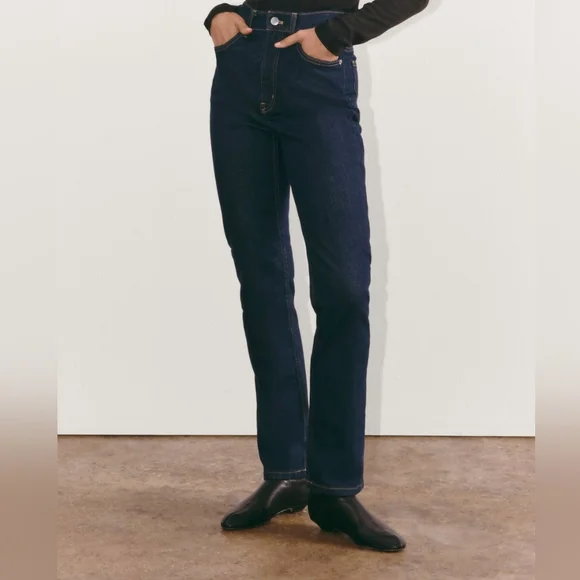 Everlane The Way High Slim Jean Pure Blue 25R - Picture 11 of 13